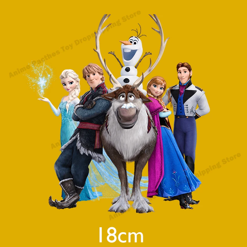 Аппликации из мультфильма Холодное сердце Эльза Анна Олаф нашивки для одежды