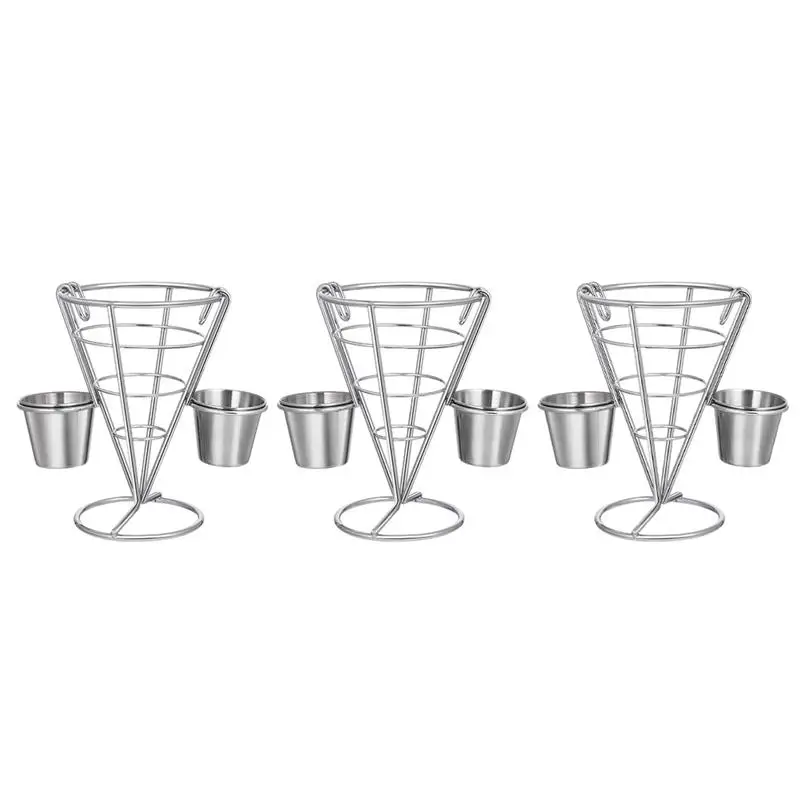 

3Pcs Practical Versatile Durable Hollow Racks Storage Brackets for Home Restaurants