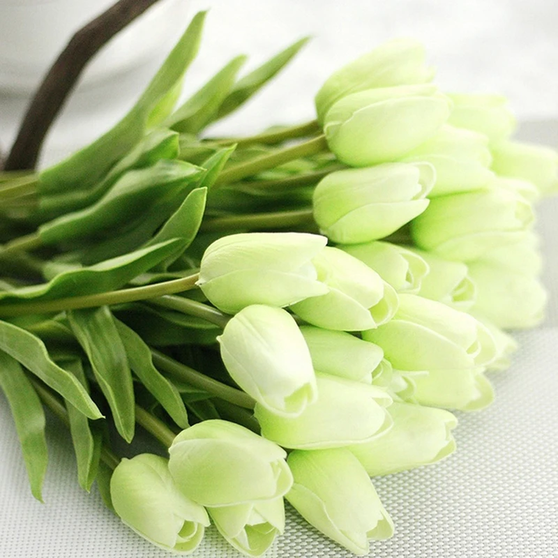 1Pc Tulip Artificial Flower Real Touch Artificial Bouquet Fake Flower for Wedding Decoration Flowers Home Garden Decor