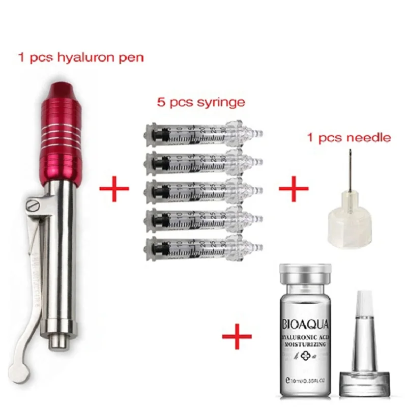 Hyaluronic Acid Pen Пистолет для укола уколов EZ вакуумный мезотерапевтический пистолет отрицательное давление мезо пистолет микрокристалл инъекции гидролифтинг водоструйный пистолет Корея кожи лица красота мезотерапия - Цвет: Hyaluronic Acid Pen