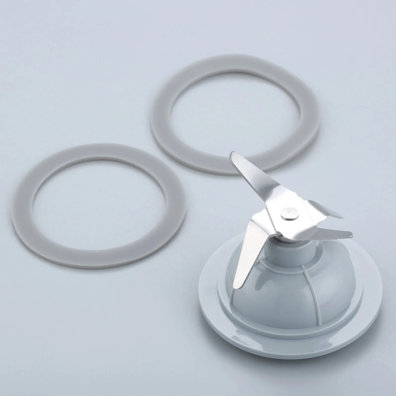 3pcs/kit Blender Cutter Blade + Rubber Gaskets Ring Seal 14291600&132812-0 fits for Black and Decker BL1900- BL9000 Replacement