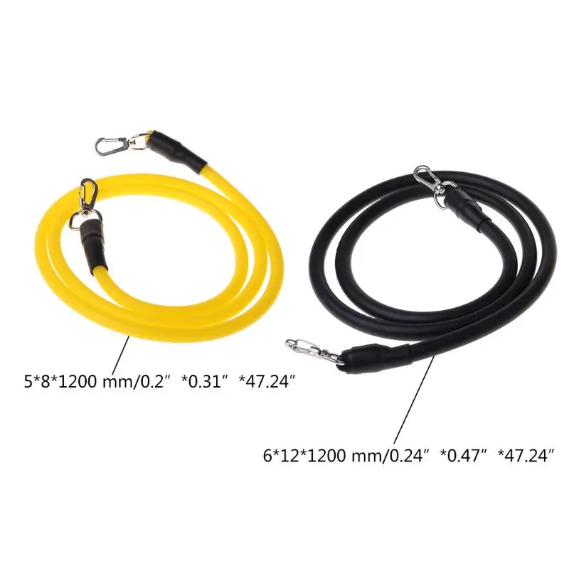 

8Pcs Resistance Band Set 2 Stackable Exercise Bands (10lb,30lb) with Ankle Strap Carrying Case and Resistance Training