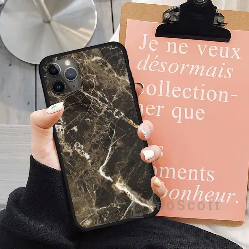 

Gold Marble Texture Granite Phone Case for iPhone 11 12 mini pro XS MAX 8 7 6 6S Plus X 5S SE 2020 XR