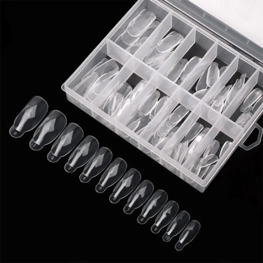 

120Pcs Poly Nail Gel Quick Building Mold Tips Nail Dual Forms Finger Extension Nail Art UV Builder Easy Find Nail Tools