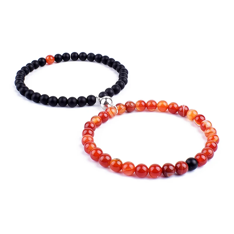 2 шт./набор браслет из нержавеющей стали