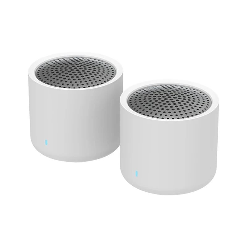 White 2PCS Xiaomi Беспроводной Портативный Bluetooth Динамик 5,0 мини музыкальный аудио 2,0 наушники-вкладыши TWS стерео звук Динамик С микрофоном для телефона - Цвет: White 2PCS