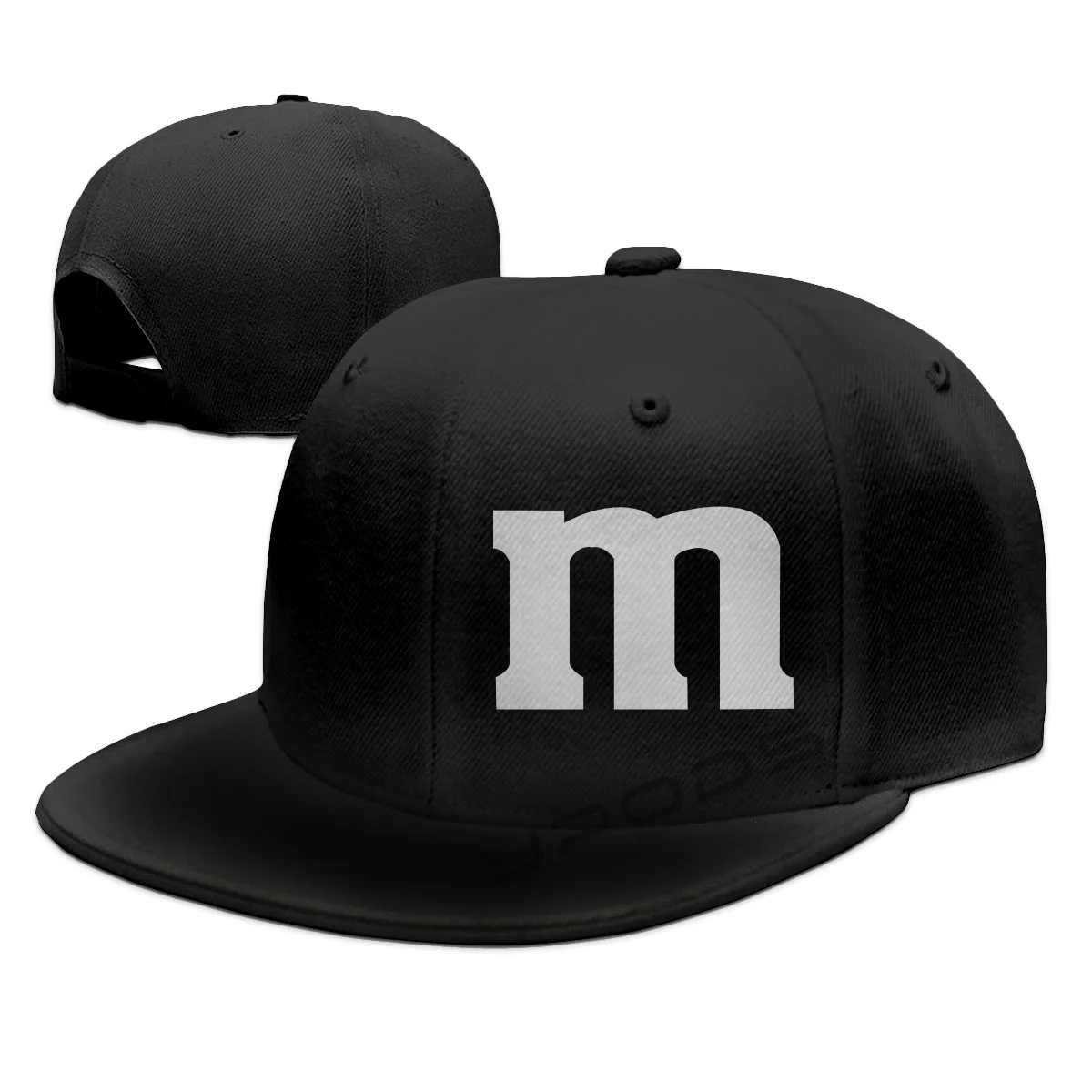

M&M Costume Band Logo Snapback Hat for Men Women Adult Hip Hop Headwear Outdoor Casual Sun Baseball Cap