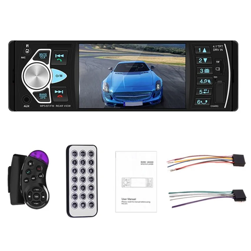 LTB FM 1 автомагнитола 1 din магнитола Дин мультимедийный MP5 4022D FM автомагнитола авто, аудио стерео Поддержка магнитола bluetooth - Цвет: Steering Control