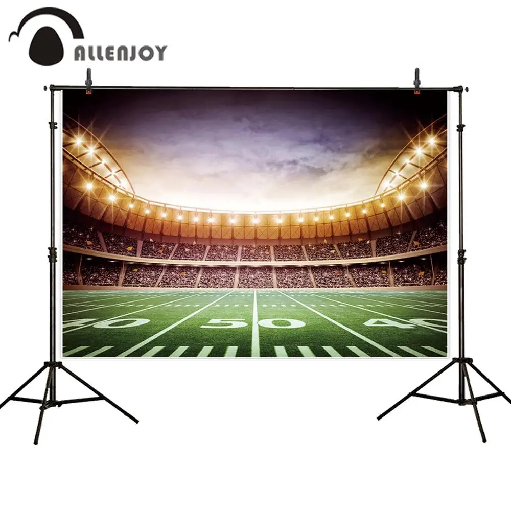 Студийный фон для фотосъемки Allenjoy с изображением футбольного поля|Фон