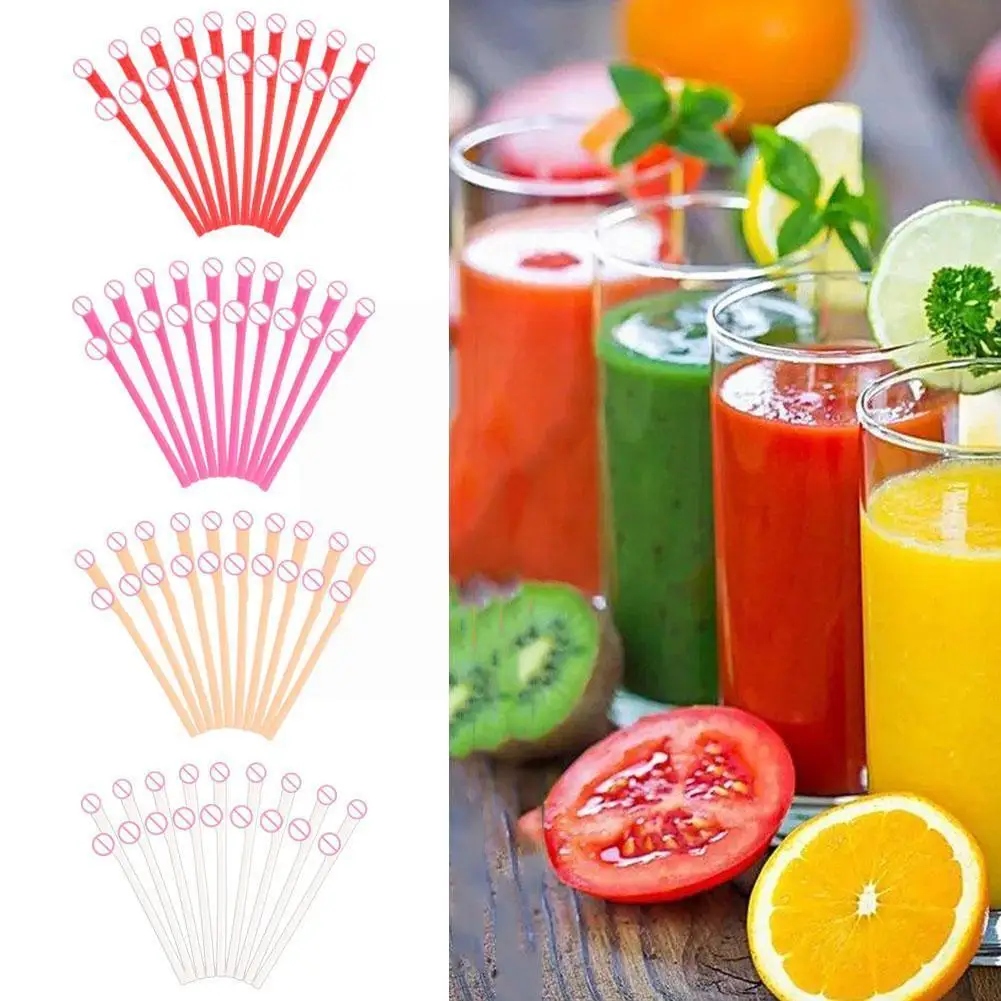 

NEW Creative Disposable Plastic Straw Party Straw Bachelor Straw Style Party Strawc Holiday Party Party Straw Bulk Reusable T3E5
