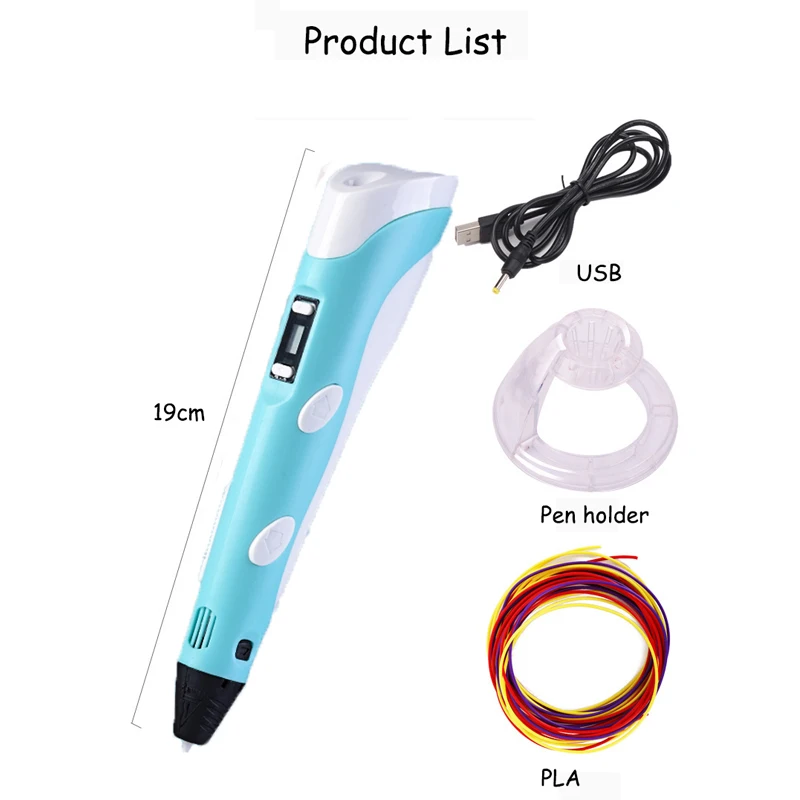 

3D Pen Learning Creative Set Toys For Children Plastic Drawing Creativity Arts And Craft Kit Painting Educational Kids Gift