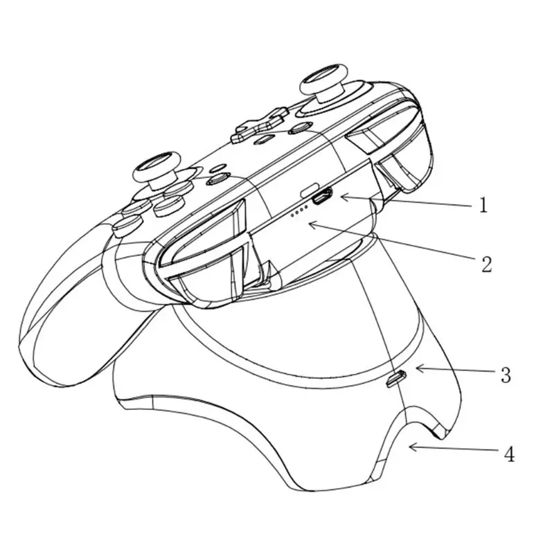 

Беспроводной контроллер Зарядное устройство Док-станция USB Micro для xboxOne Elite