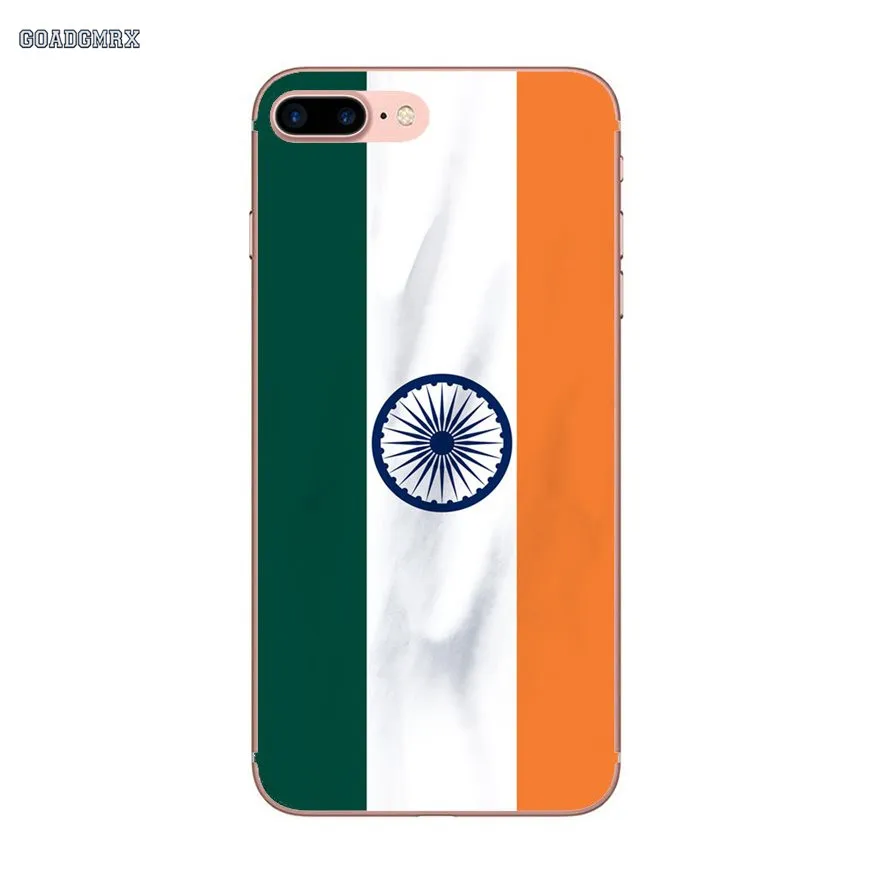 Soft Transparent Shell Covers For iPhone 11 6 6S 7 8 Plus X XS Pro MAX XR 4 4S 5 5S SE 5C India Flag | Мобильные телефоны и