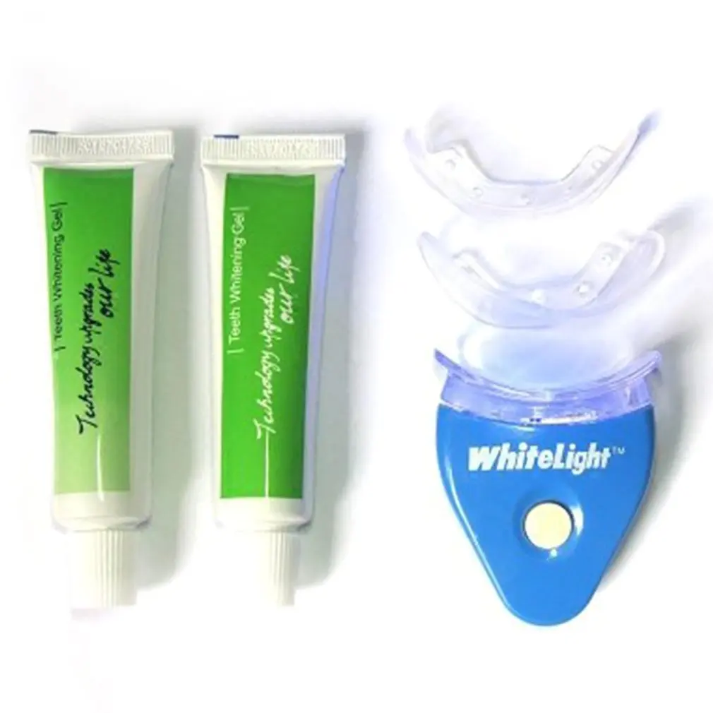

Набор для отбеливания зубов со светодиодсветильник кой, профессиональная формула для отбеливания зубов с гелевыми шприцами для отбеливани...