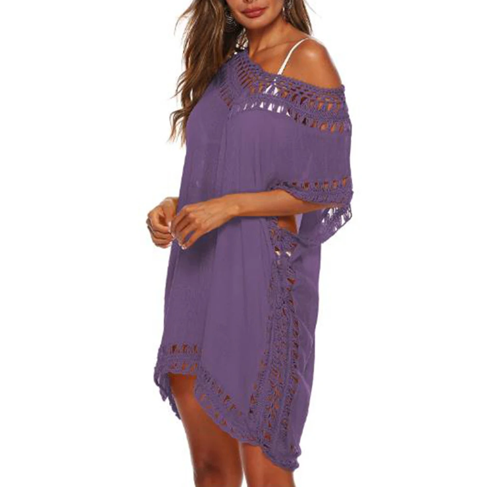 Женская пляжная одежда блузка бикини накидка сексуальная модная свободная