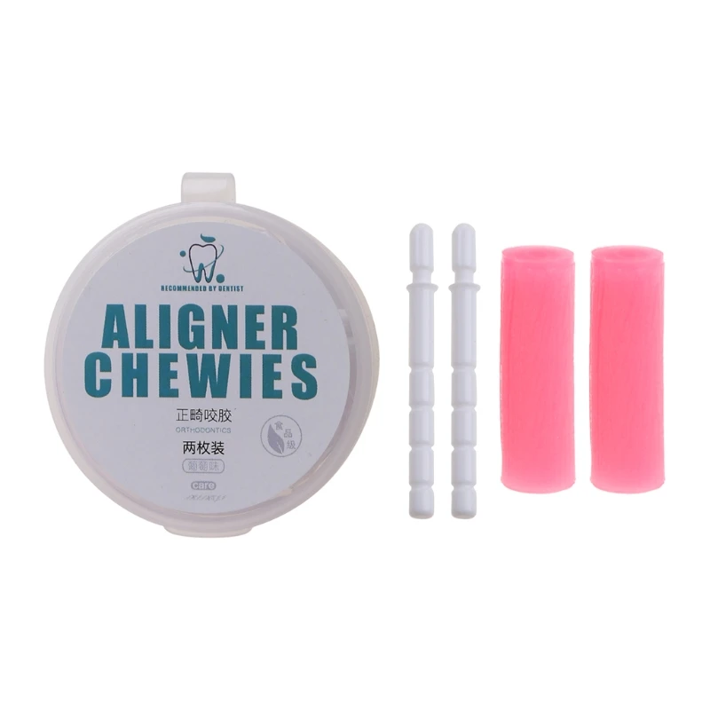 

1 Pair Tooth Chew Aligners for Tooth Aligner Chewies Aligners Tray Seaters Purple Grape Taste