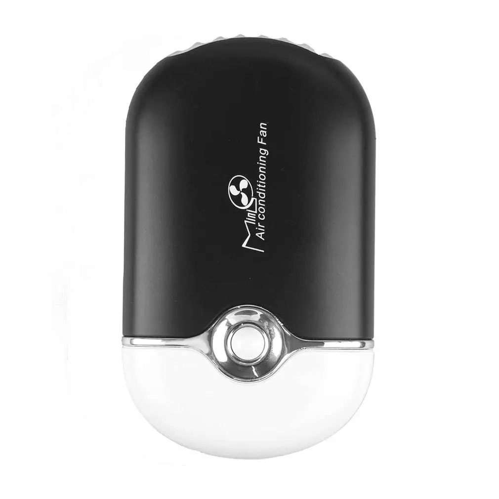 

Mini Portable Handheld Desk Air Conditioner 400mAh Lithium Battery Humidification Cooler USB Rechargeable Cooling Fan