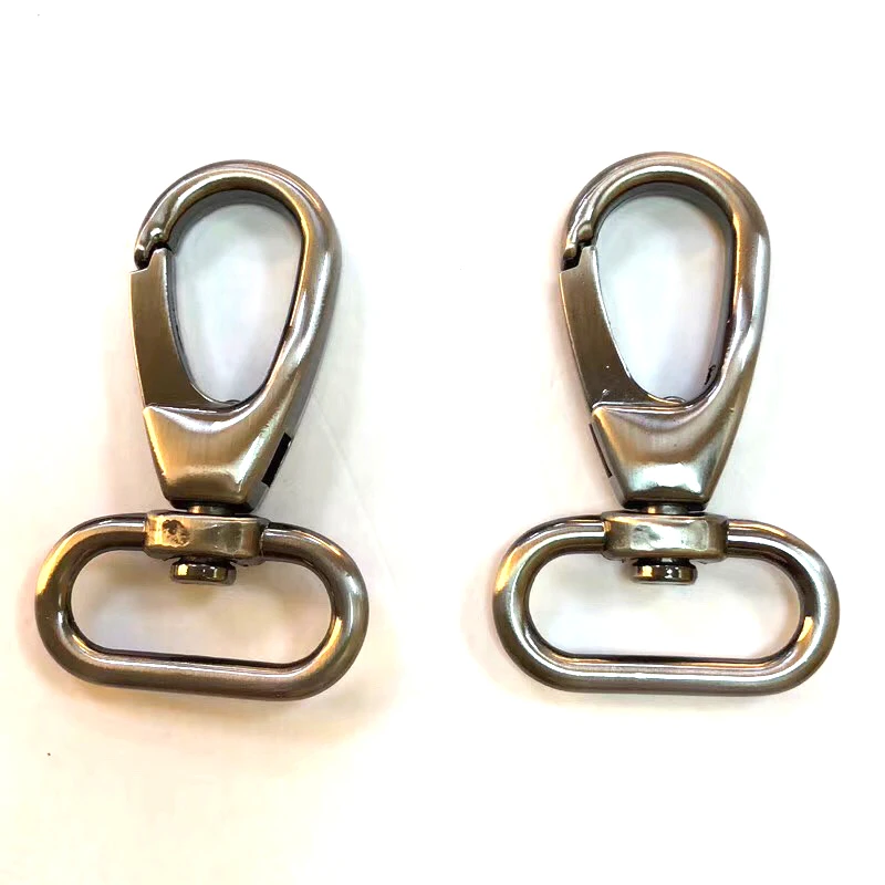 

2.5cm 10PCS Metal Hook Clips Buckles Detachable Snap Hook Bag Strap Belt Webbing Pet Leash Hooks DIY Replacement Bag Accessories