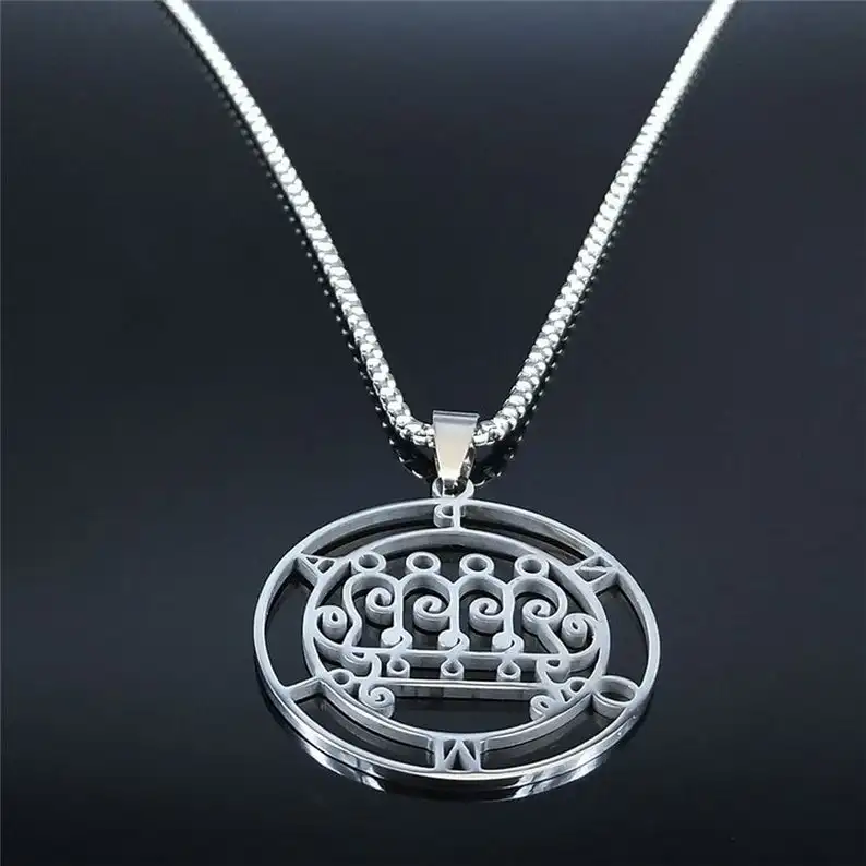 

Gothic/PAIMON Pendant Mark/Paimon King/Stainless Steel Jewelry/Mystery Jewelry