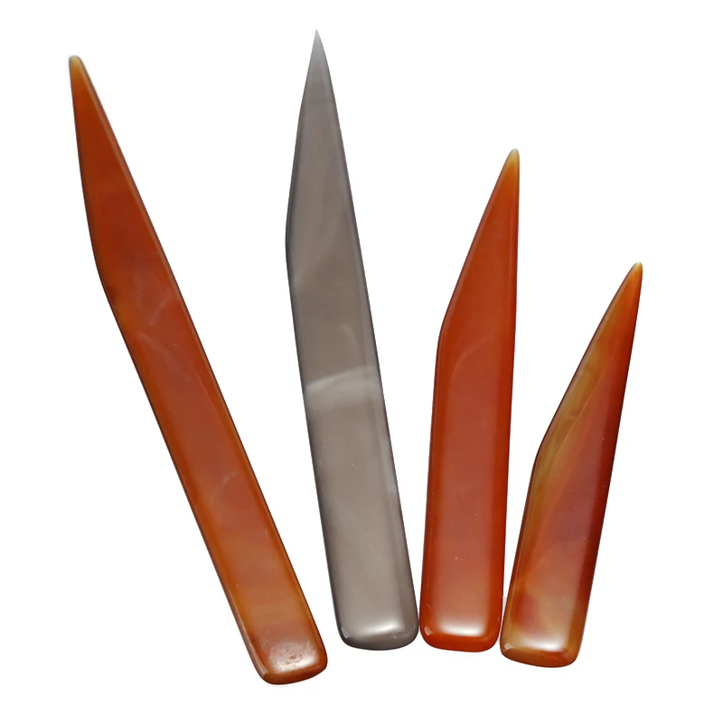 Агатовый нож полировщик профессиональное кольцо Размер ручной работы