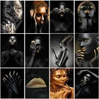 Постеры и принты африканских женщин, картина маслом на холсте, Настенная картина в скандинавском стиле, для гостиной