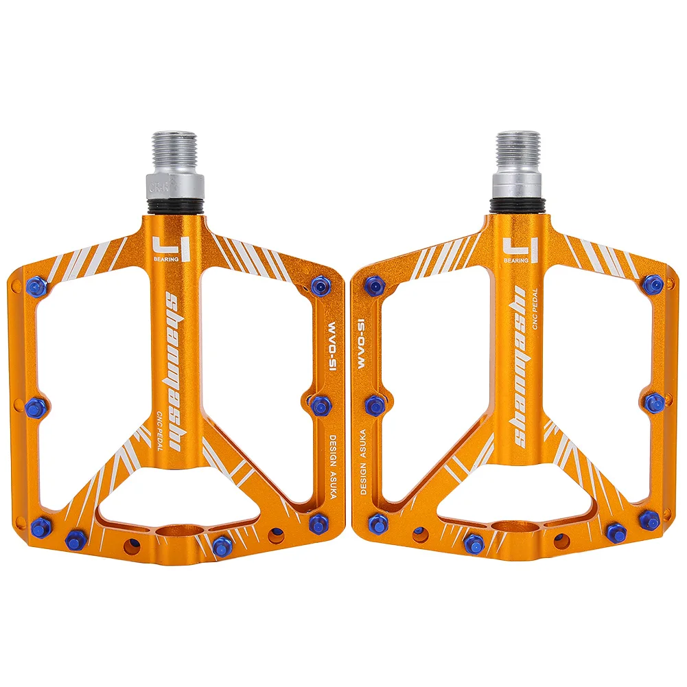

BIKEIN 9/16 Ultralight Aluminium Alloy Mountain Road Bike Pedal Bicycle Accessories (Golden)