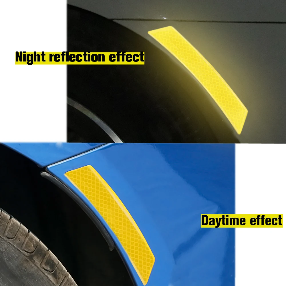 Светоотражающие наклейки клейкая лента для безопасности велосипеда белые