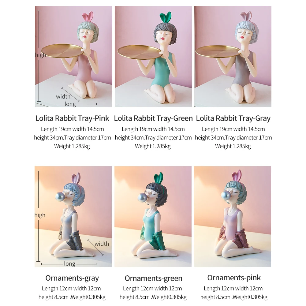 

Cute Girl Sculpture Resin Sculpture Modern Art Home Decor Home Decoration Sculpture Living Room Decoration Gothic Decor