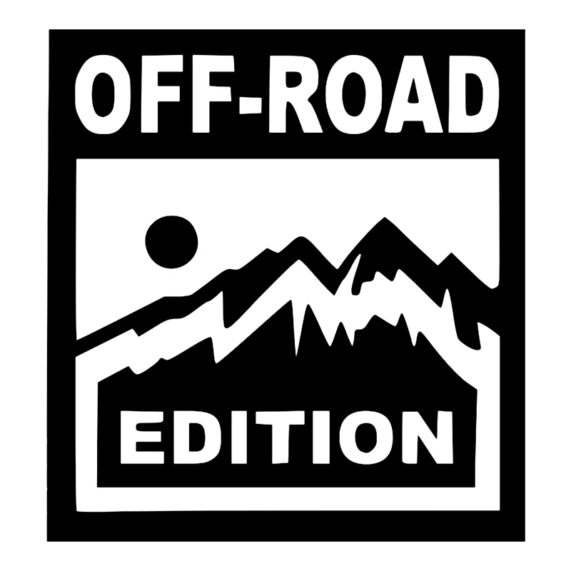 16*15 см по бездорожью издание Смешные автомобильные Стикеры и виниловые Авто