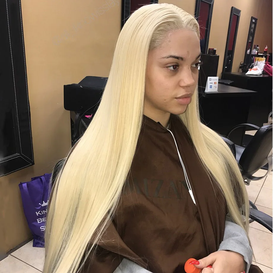 

Honey Blonde Lace Front Wig Bone Straight Human Hair Wigs For Black Women Colored Brazilian Hair Full 613 Lace Frontal Wig Hd