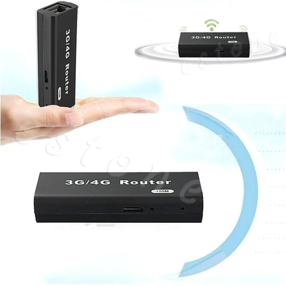 Мини Портативный 3G/4G беспроводной N USB Wi Fi точка доступа маршрутизатор 150 Мбит/с Wlan