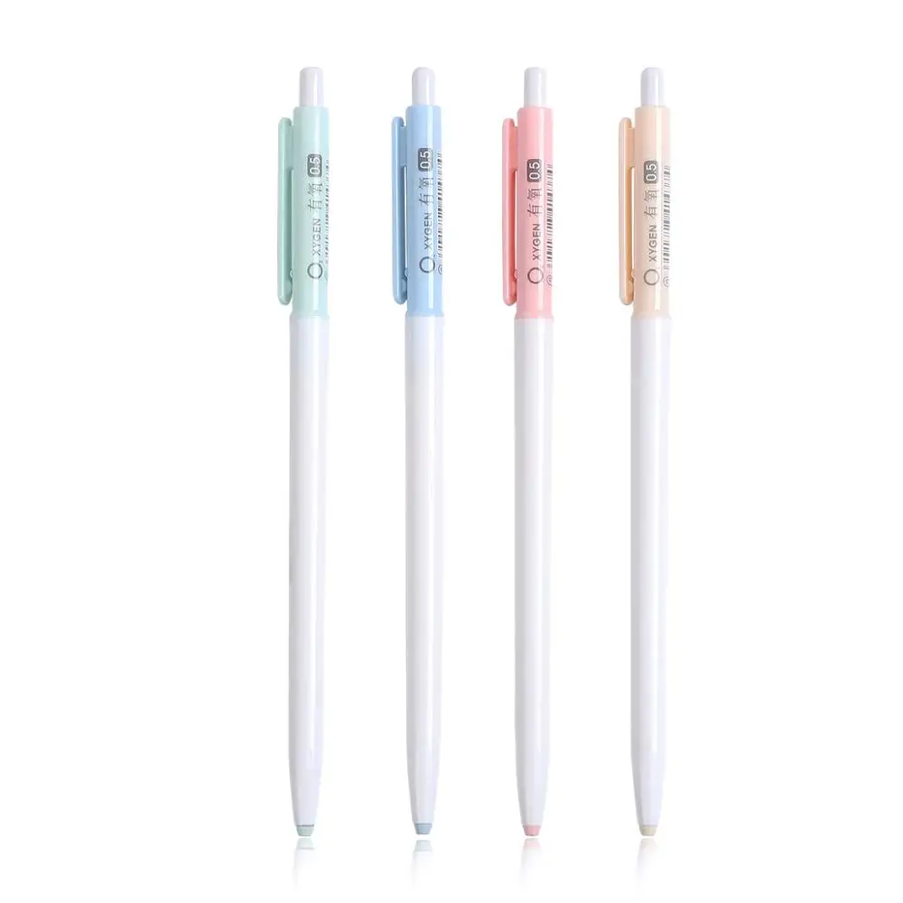 1pc random 4 color simple mechanical pencil 0.5mm for writing school office supply kwaii automatic pencil for student writing - Цвет: 1pc random