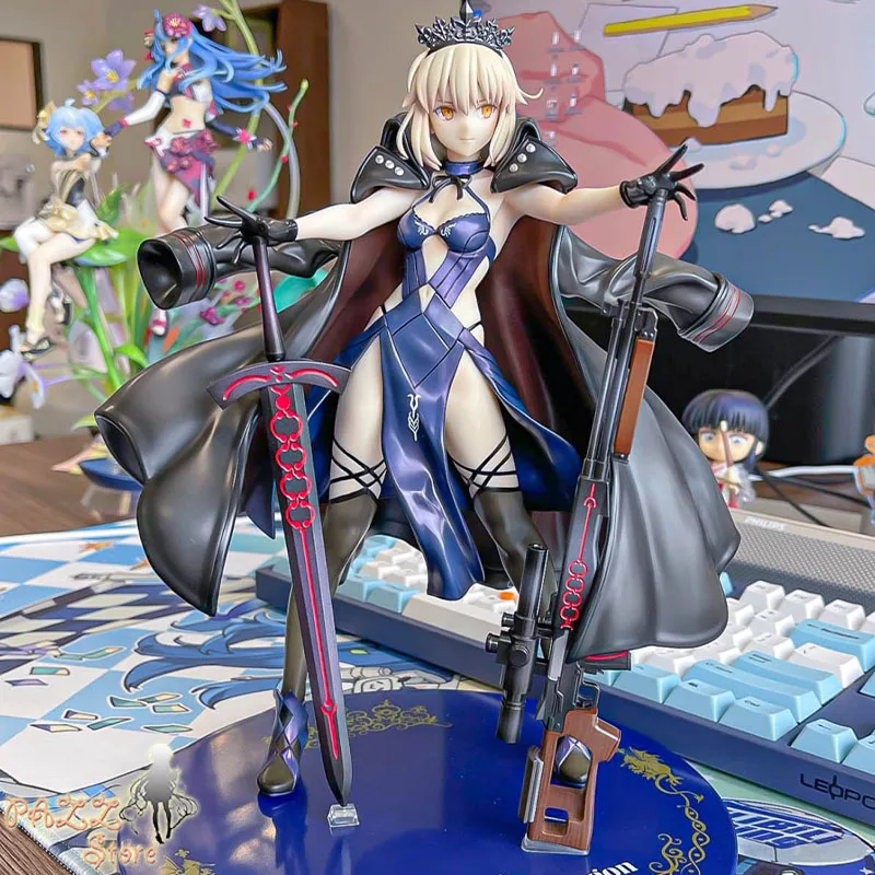 

Hentai Sexy Figure 25cm Japan Anime Fate Stay Night Altria Pendragon Black Saber PVC Action Figure Collection Model Doll Gift