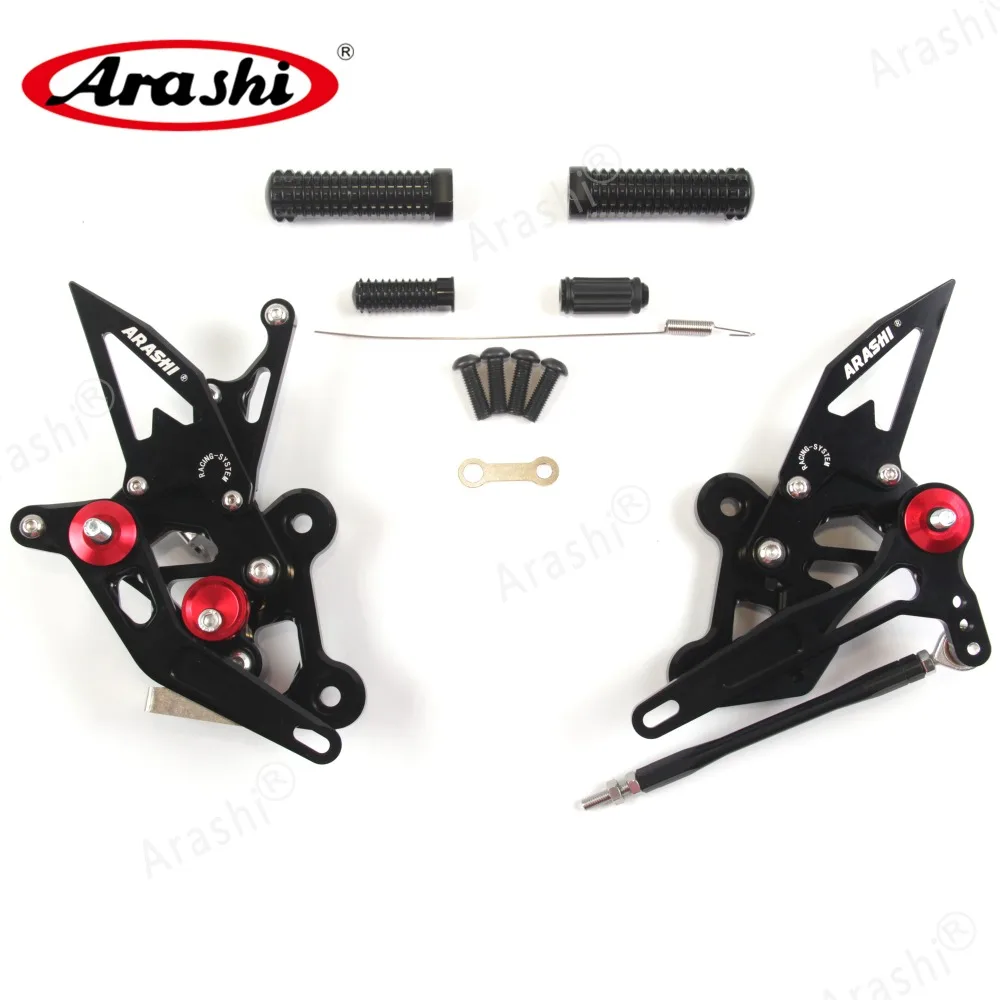 Араши GSR750 2011- ЧПУ Rider Rearset для SUZUKI GSR 750 2011 2012 2013 Регулируемые подножки
