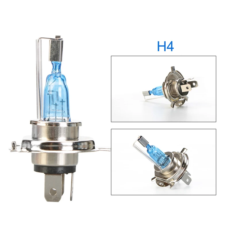 

2 PCS Newest super bright 55w car H4 H7 H11 H1 9005 9006 HB3 HB4 Halogen lamp Original socket auto headlight bulb 5500k white