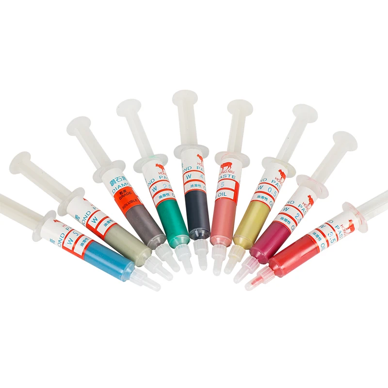 6 шт высокое Количество Алмазный Полировочный диск притирки паста состав шприцы 0