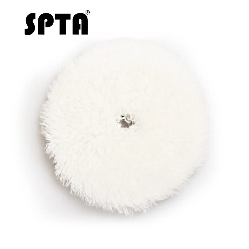 SPTA " 7" скошенный край полировальный диск из микрофибры быстрая отделка колодки авто воск полировка колодки для DA/RO автомобиля полировщик