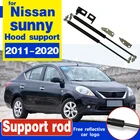 Крепление капота для Nissan Sunny 2011-2020, газовые стойки, подъемная опора, амортизационная аксессуары для амортизаторов, опора амортизатора, кронштейн стержня