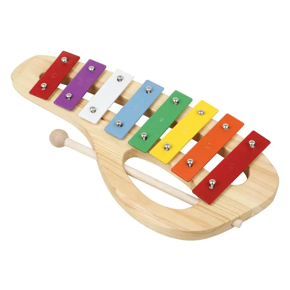 

Wooden Xylophone Children's Portable Octave Hand Knocking Xylophone With A Mallet Preschool Educational Toys Great Gift For Ki