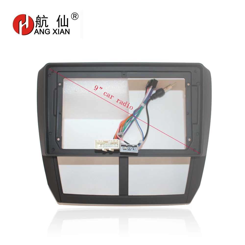 

HANGXIAN 2Din Car Radio Fascia frame for Subaru Forester Impreza 2008-2012 car DVD gps Panel Dash Kit Installation Frame Trim