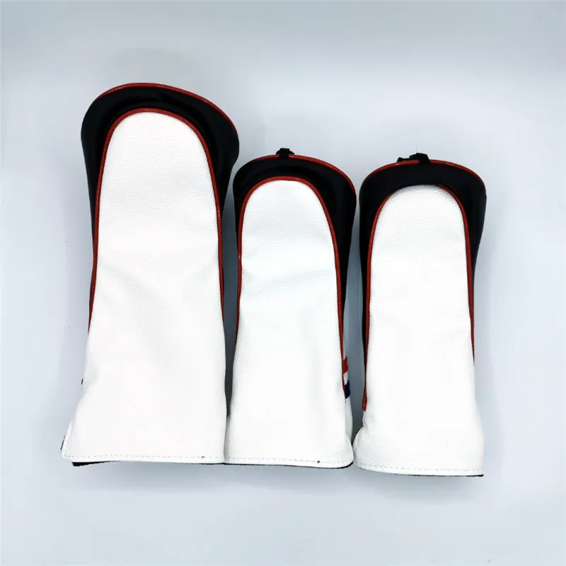 Головные уборы для американских гольф-клубов 3 шт. чехлы из искусственной кожи |