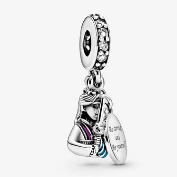 QANDOCCI 2020 весенние 925 Серебряные рефлексоры змея браслет серьги-гвоздики Корона