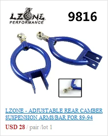 LZONE-Задний Развал Комплект для HONDA ACURA CIVIC INTEGRA CRX Задний Развал ARM KiT EG EK DC2 EF JR9851