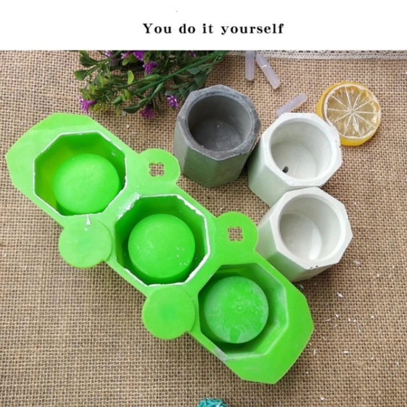 Пресс формы для цветочных горшков DIY бетона Искусство ремесло форма горшка