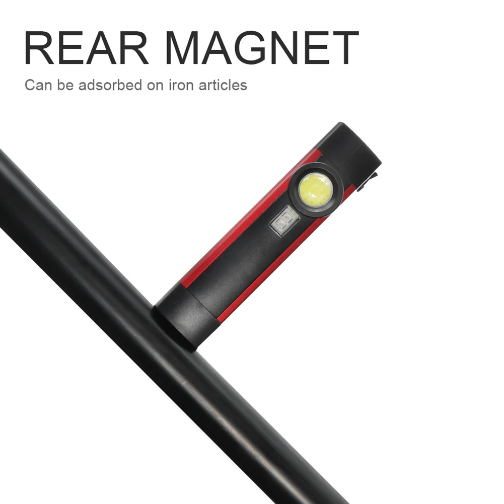 4 режима COB светодиодный USB Перезаряжаемый Фонарик Супер яркий фонарик со