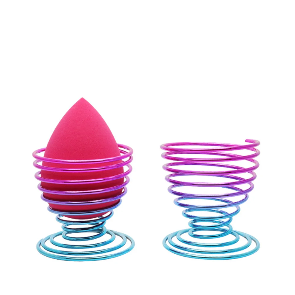 

1pc Beauty Egg Shelf Metal Puff Storage Rack Chicken Claws Gourd Drying Rack Makeup Egg Bracket Puff Bracket Makeup Tool