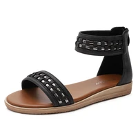 women sandals thick bottom comfortable leisure fashion joker roman sandals 39404142 portia large flat sandals