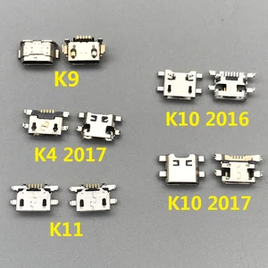 20 шт.лот микро гнездо USB зарядный порт док-станция для LG K9 K11 K10 K4 2017 K10 2016 K8 K12 Plus K50 K50S K42 K52 K61 K51S