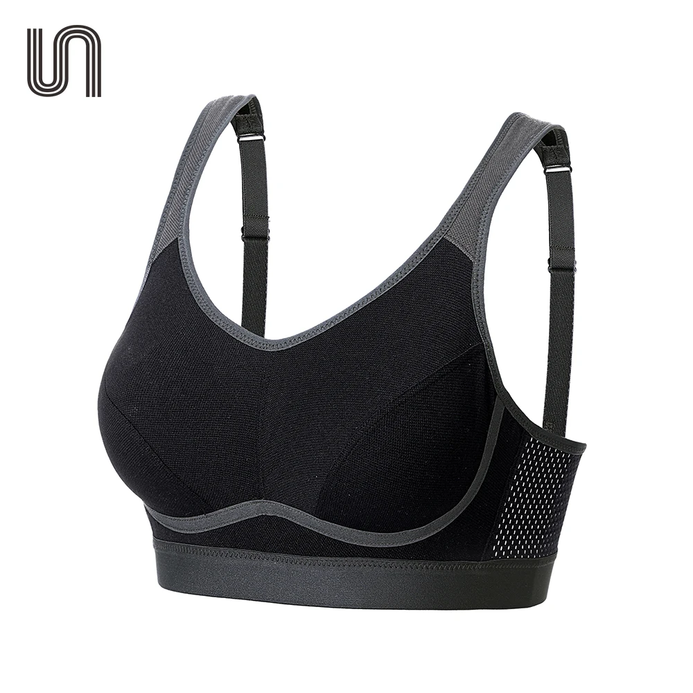 

Casual Women Underwear Bras 2022 Patchwork High Impact Moisture-wicking Plus Size Supportive Wirefree Workout Running Bra Yoga