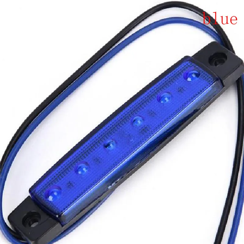 1 шт. Автомобильные светодиодные индикаторы 24 в пост. Тока 6 светодиодов |